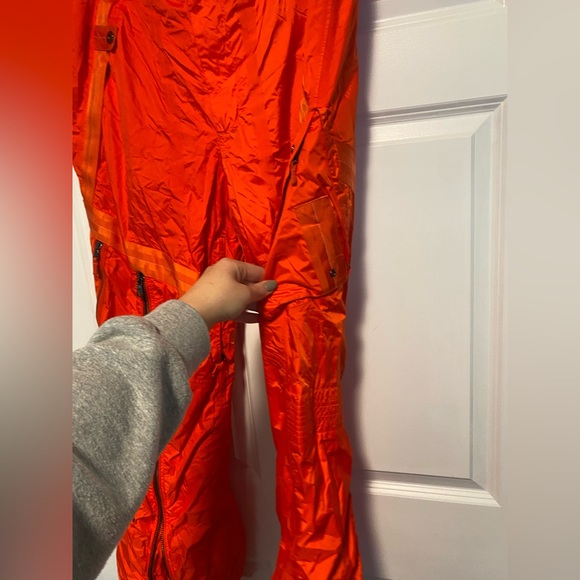 RLX Ralph Lauren Performance Ski Snowboard Recco Rescue Orange Pants Men's 38 - Picture 9 of 13